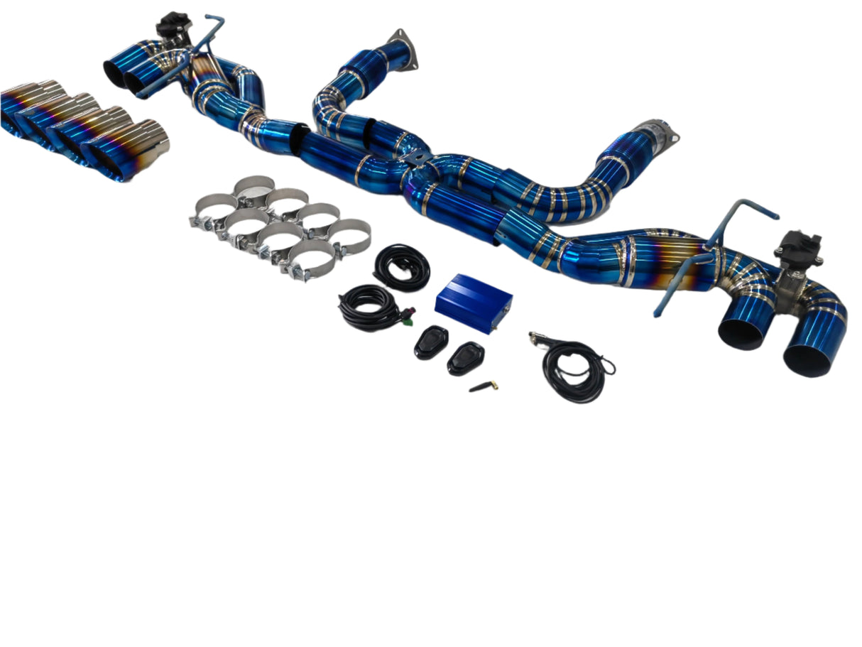 Corvette C8 Titanium Valved Catback Exhaust - APEX Exhaust