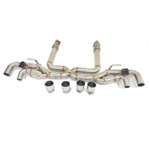 Chevy Corvette C8 Stainless Steel Valved Catback Exhaust - APEX Exhaust