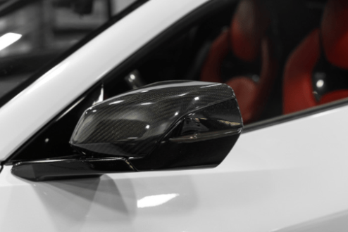 C8 Corvette Smoked Dynamic Sequential LED Mirror Cap Turn Signals