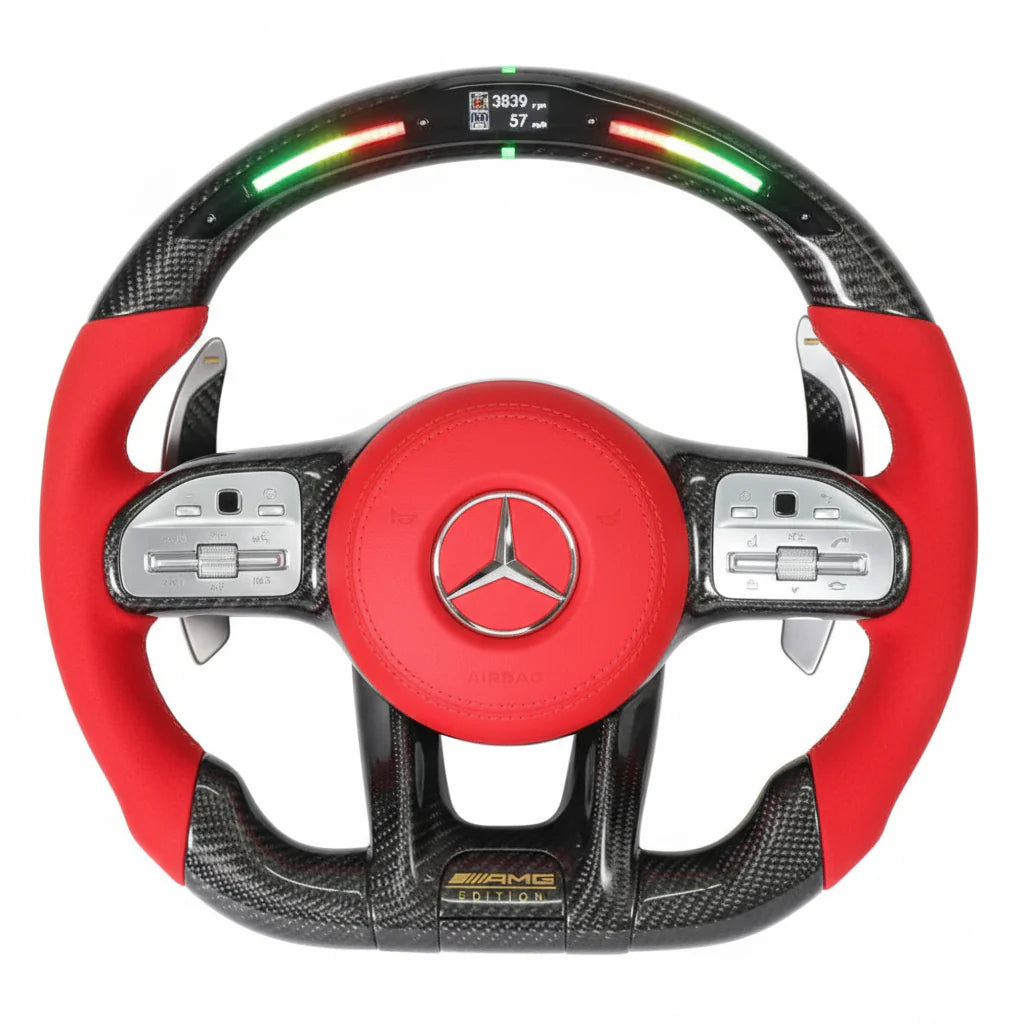 2020 Mercedes-Benz AMG Carbon Fiber Steering Wheel (FITS 2010+ ALL MODELS)