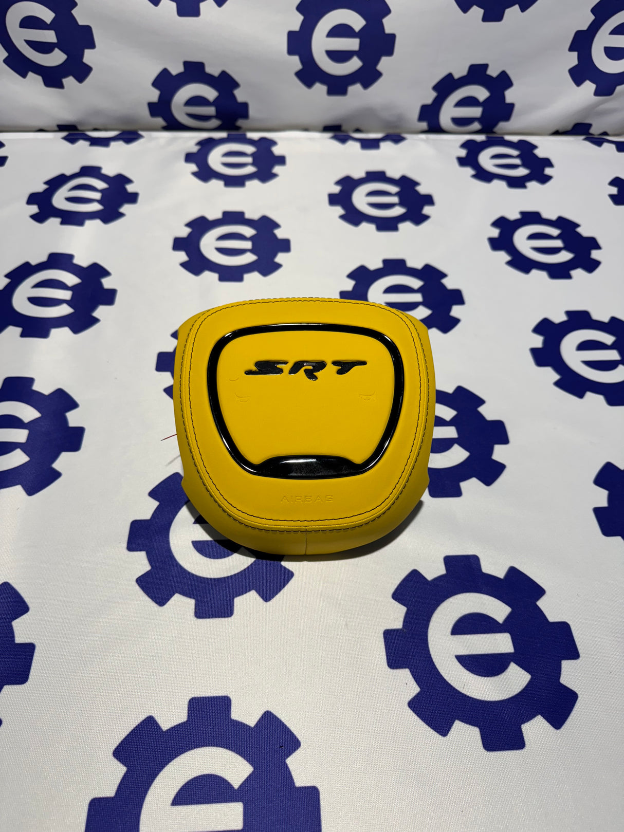 2015+ Dodge Airbag Cover - Yellow Leather