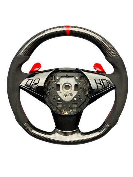 BMW E60 E63 E61 Carbon Fiber Steering Wheel - Customizable
