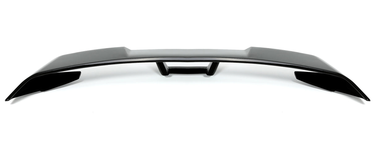 Track Pack Style Rear Spoiler; Gloss Black