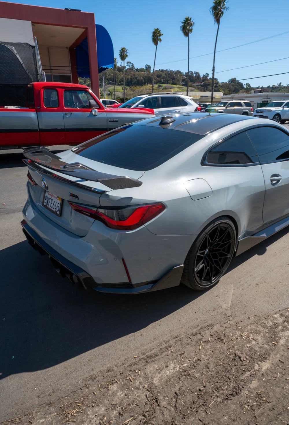 Carbon Fiber Rear Bumper MP Splitters – BMW G80 M3 / G82–G83 M4