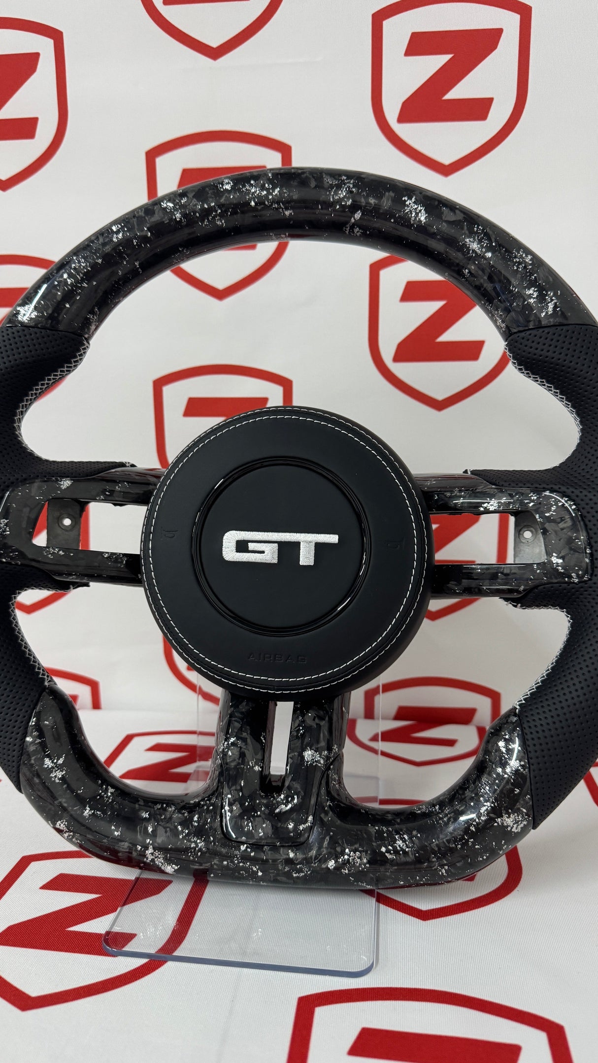 2015-2023 Ford Mustang GT Forged Carbon Fiber Steering Wheel - Preset