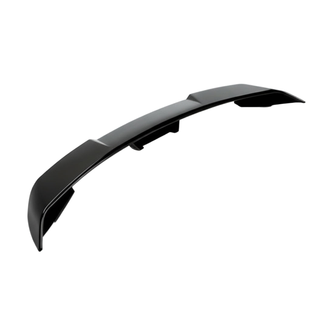 Track Pack Style Rear Spoiler; Gloss Black