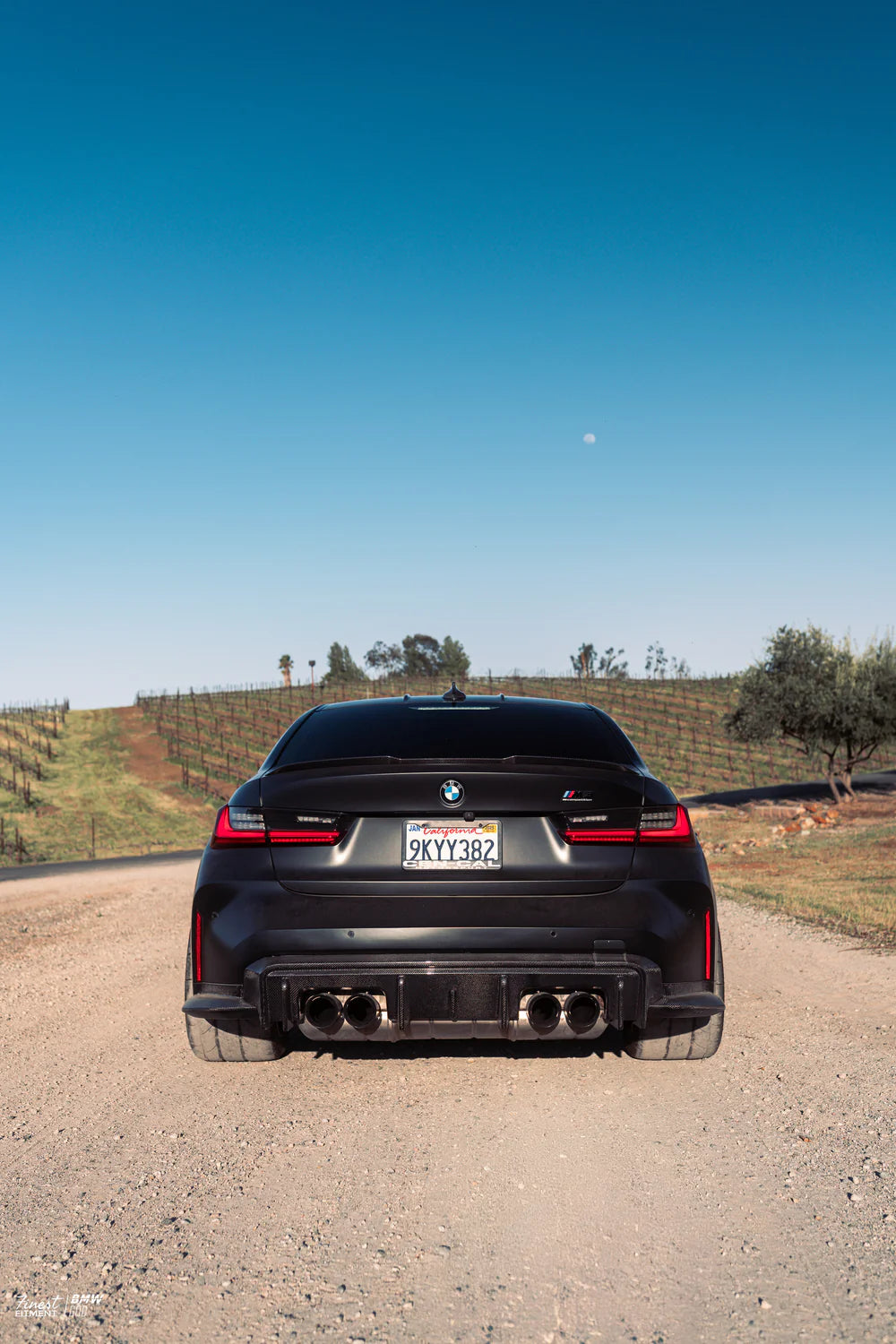 3D Carbon Fiber Rear Diffuser – G80 M3 | G82/G83 M4 (2x2 Weave)