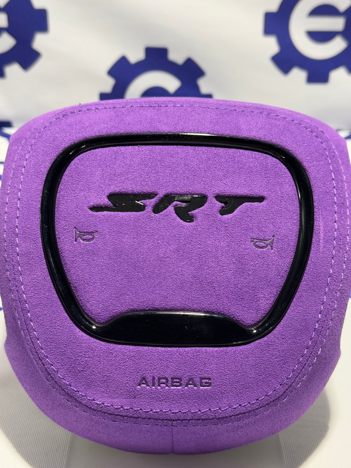2015-2023 Dodge Airbag Cover - Purple Alcantara