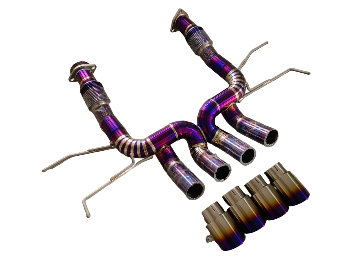 Corvette C8 Z06 Titanium Valved Catback Exhaust - APEX Exhaust