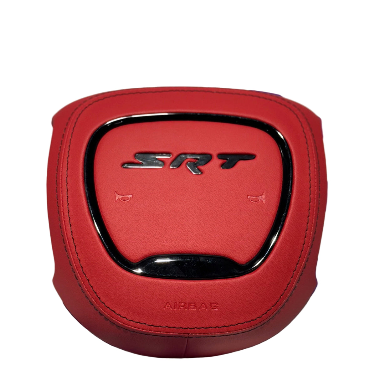2015+ Dodge Airbag Cover - Red Leather