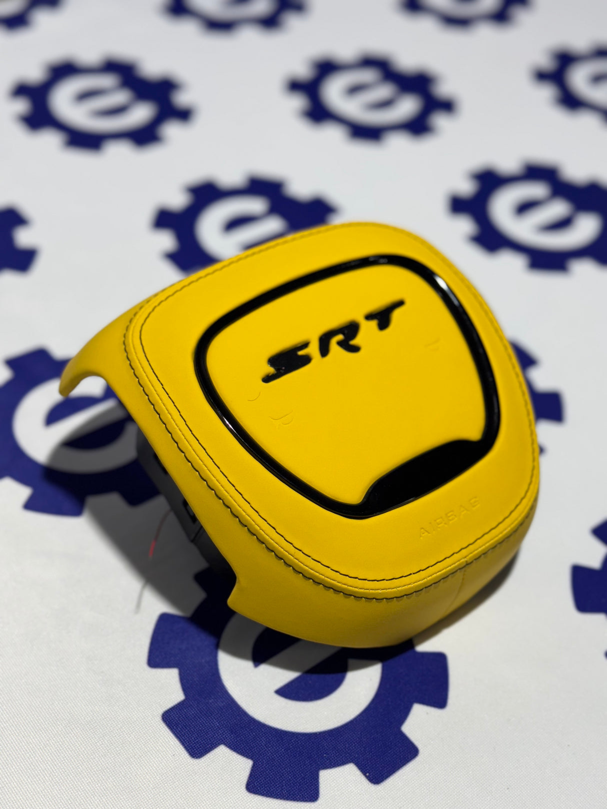 2015+ Dodge Airbag Cover - Yellow Leather