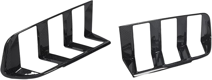 Ford Mustang S650 24-25 Real Dry Carbon Tail Light Cover Rear Light Guards Trim