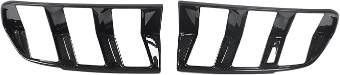 Ford Mustang S650 24-25 Real Dry Carbon Tail Light Cover Rear Light Guards Trim