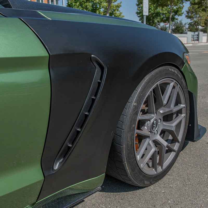 Aluminum (GT350 Style) Fenders for 2018-2023 Ford Mustang