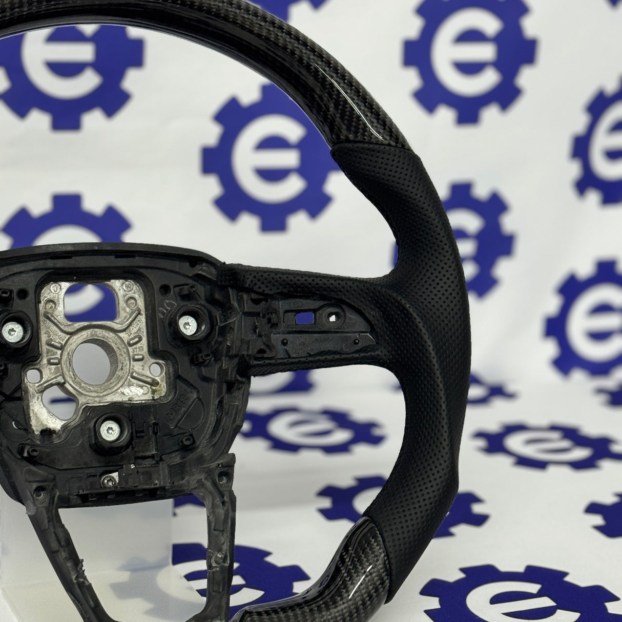 2017+ Audi Q Style Audi A5 Carbon Fiber Steering Wheel - Customizable