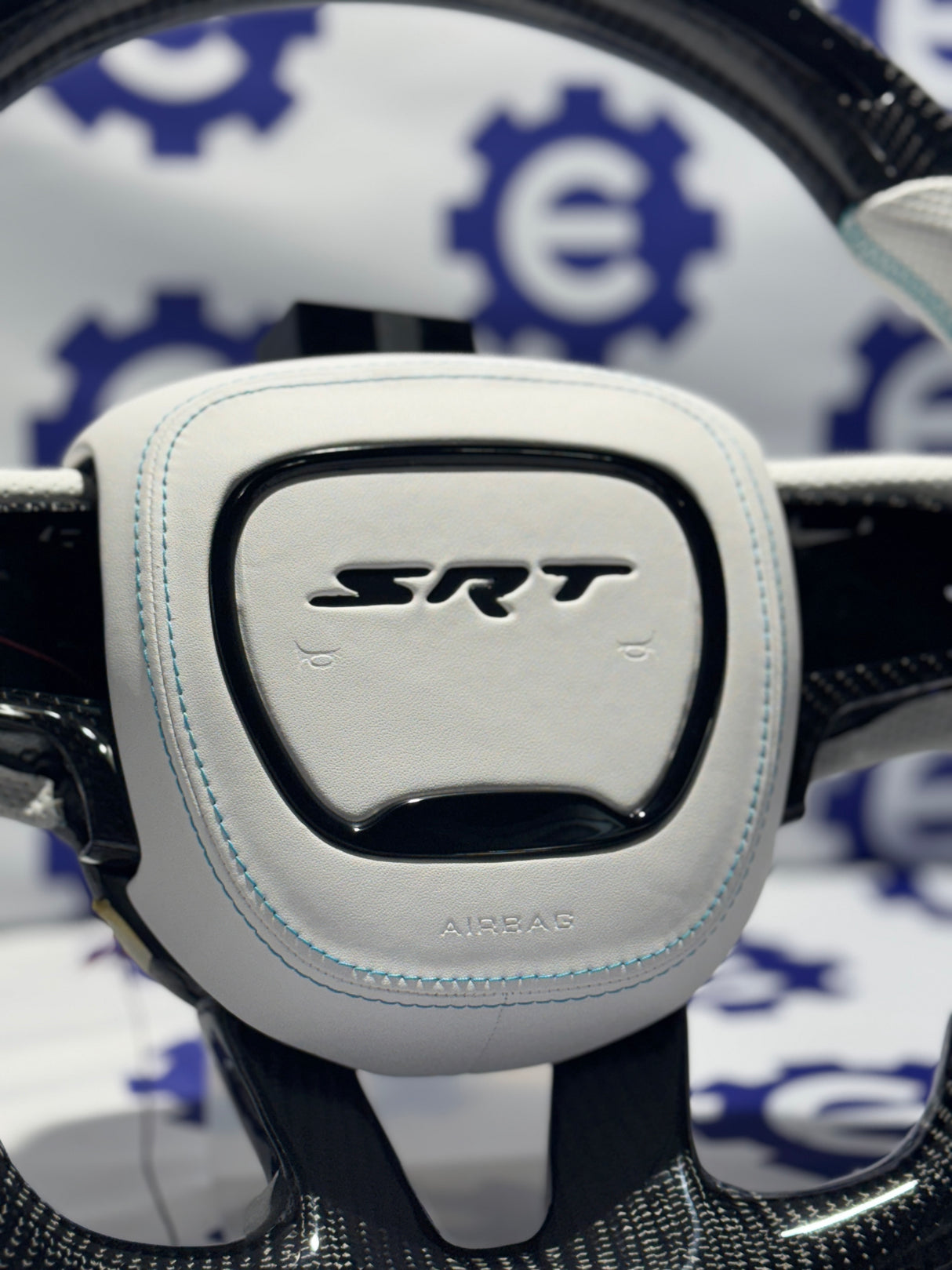 2015-2023 Dodge Charger/Challenger/Durango Carbon Fiber Steering Wheel + Led Screen + Airbag Cover - Preset