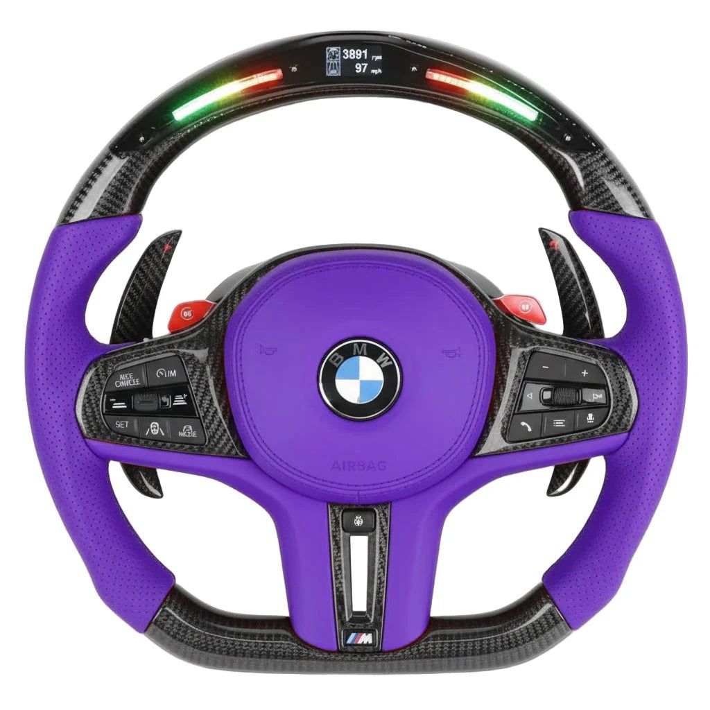 2020+ BMW G-Series Carbon Fiber Steering Wheel - Preset