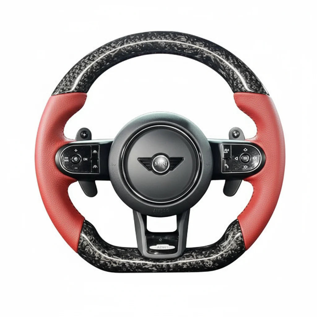 Mini Cooper S Carbon Fiber Steering Wheel - Customizable