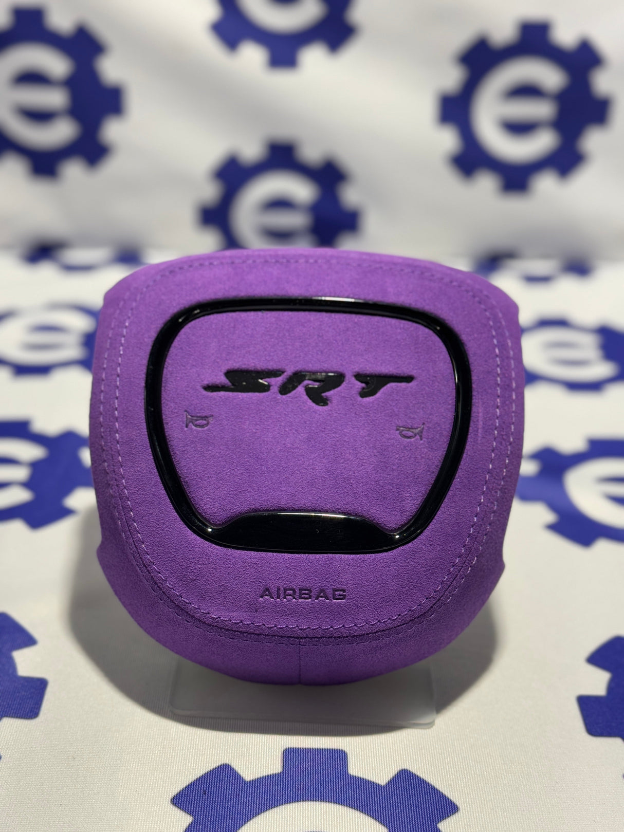 2015-2023 Dodge Airbag Cover - Purple Alcantara