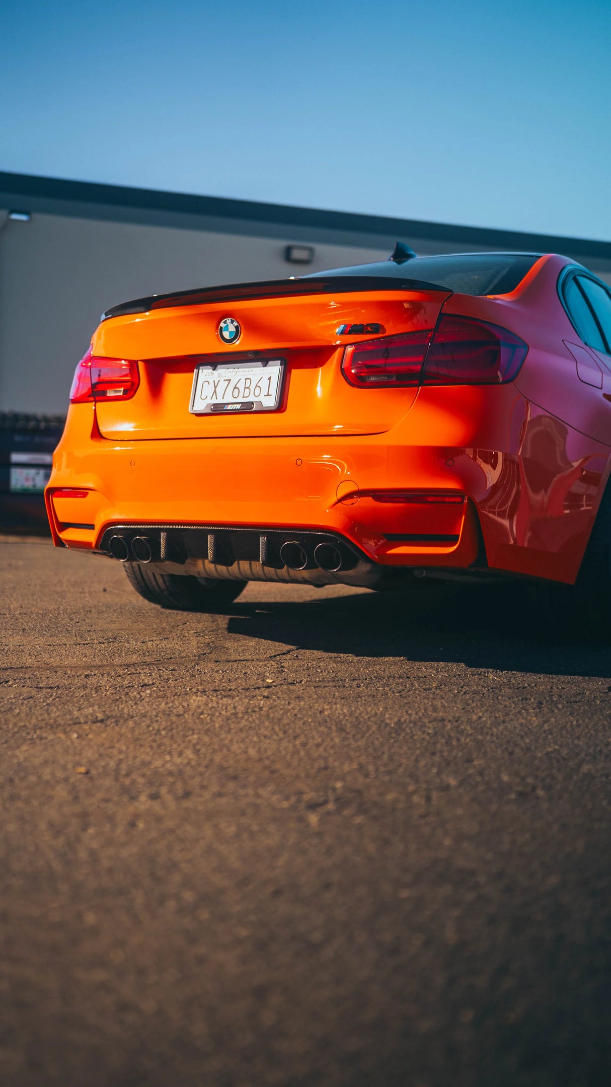 MP Style Trunk Spoiler – Carbon Fiber – BMW F30 3 Series / F80 M3