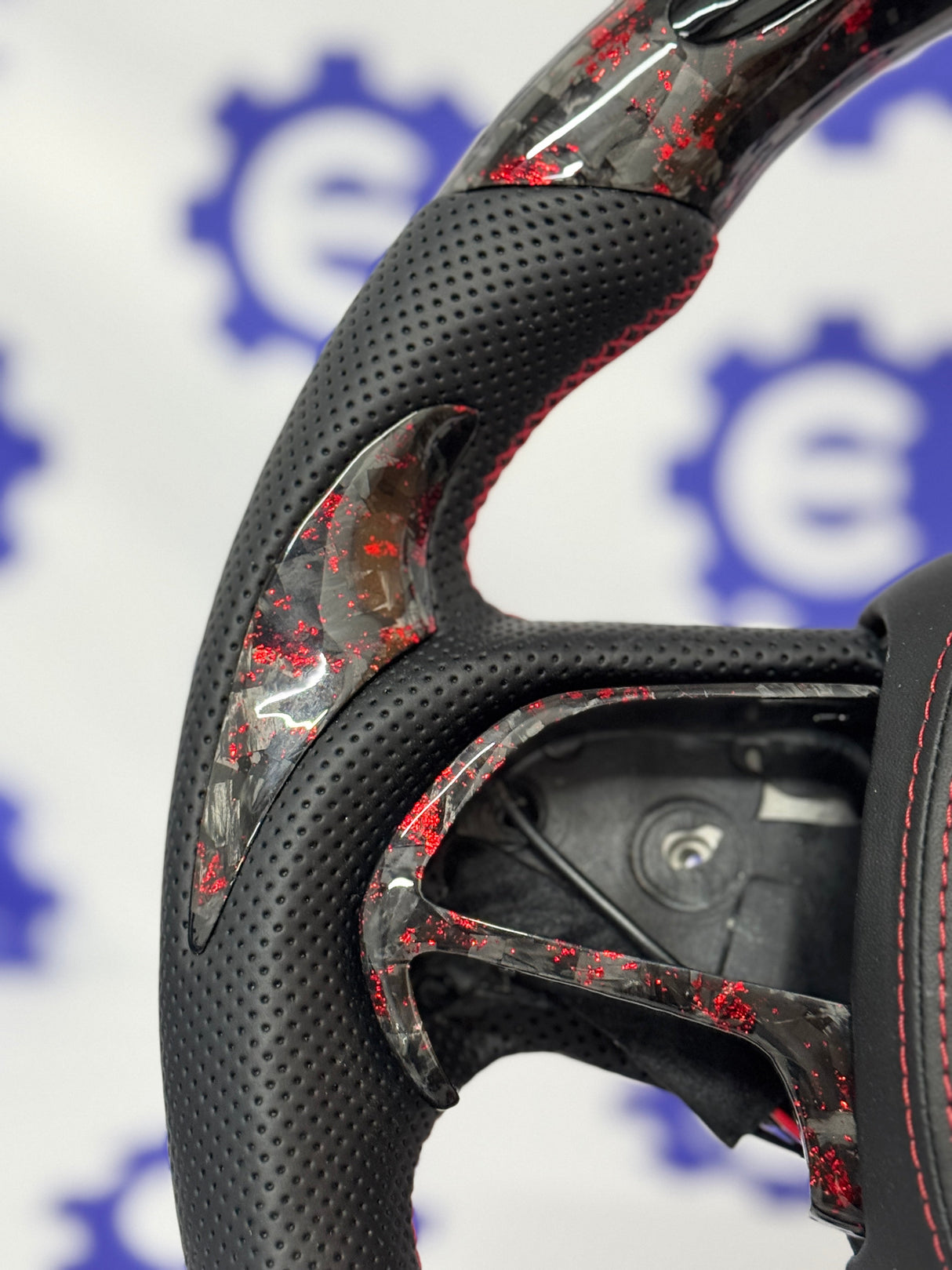 2015-2023 Dodge Charger/Challenger/Durango Carbon Fiber Steering Wheel + Led Screen + Airbag Cover - Preset