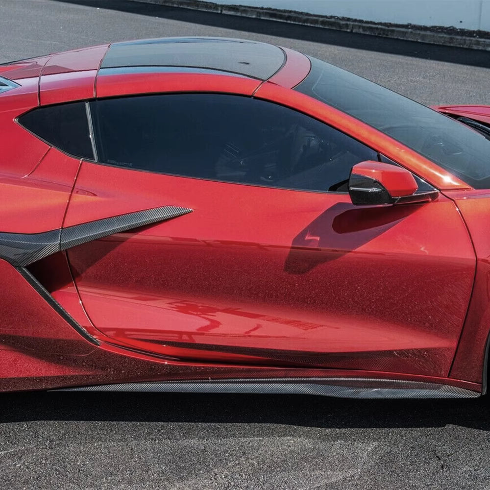 Carbon Fiber Side Skirts for C8 Z06 Corvette