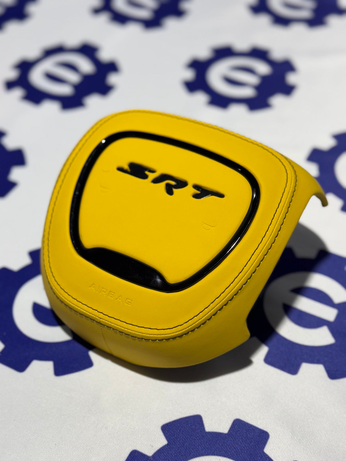 2015+ Dodge Airbag Cover - Yellow Leather