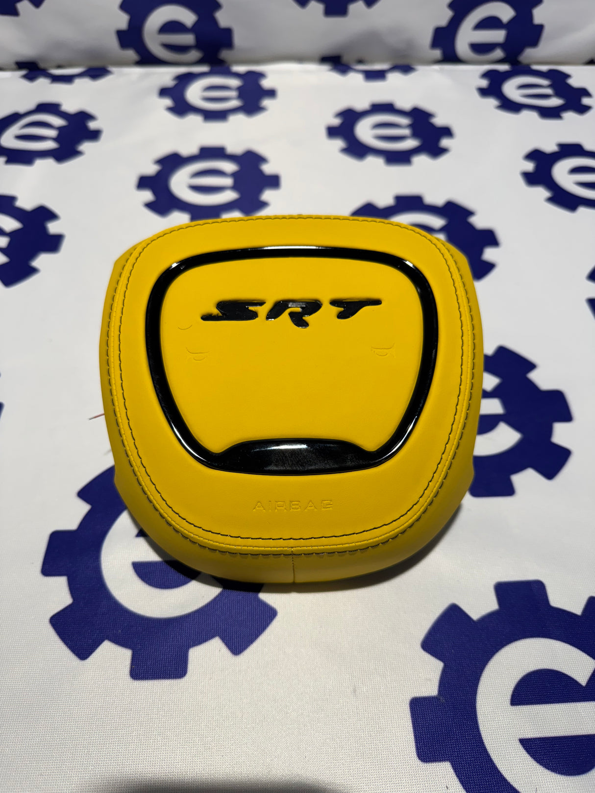 2015+ Dodge Airbag Cover - Yellow Leather