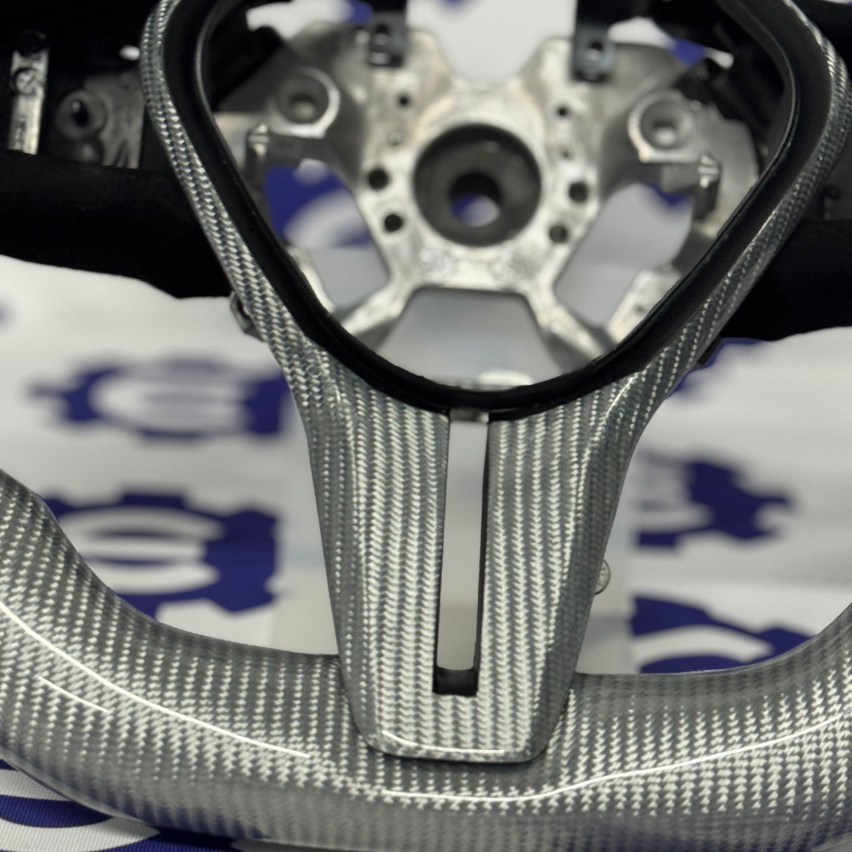 2018+ Infiniti Q60 Carbon Fiber Steering Wheel - Preset