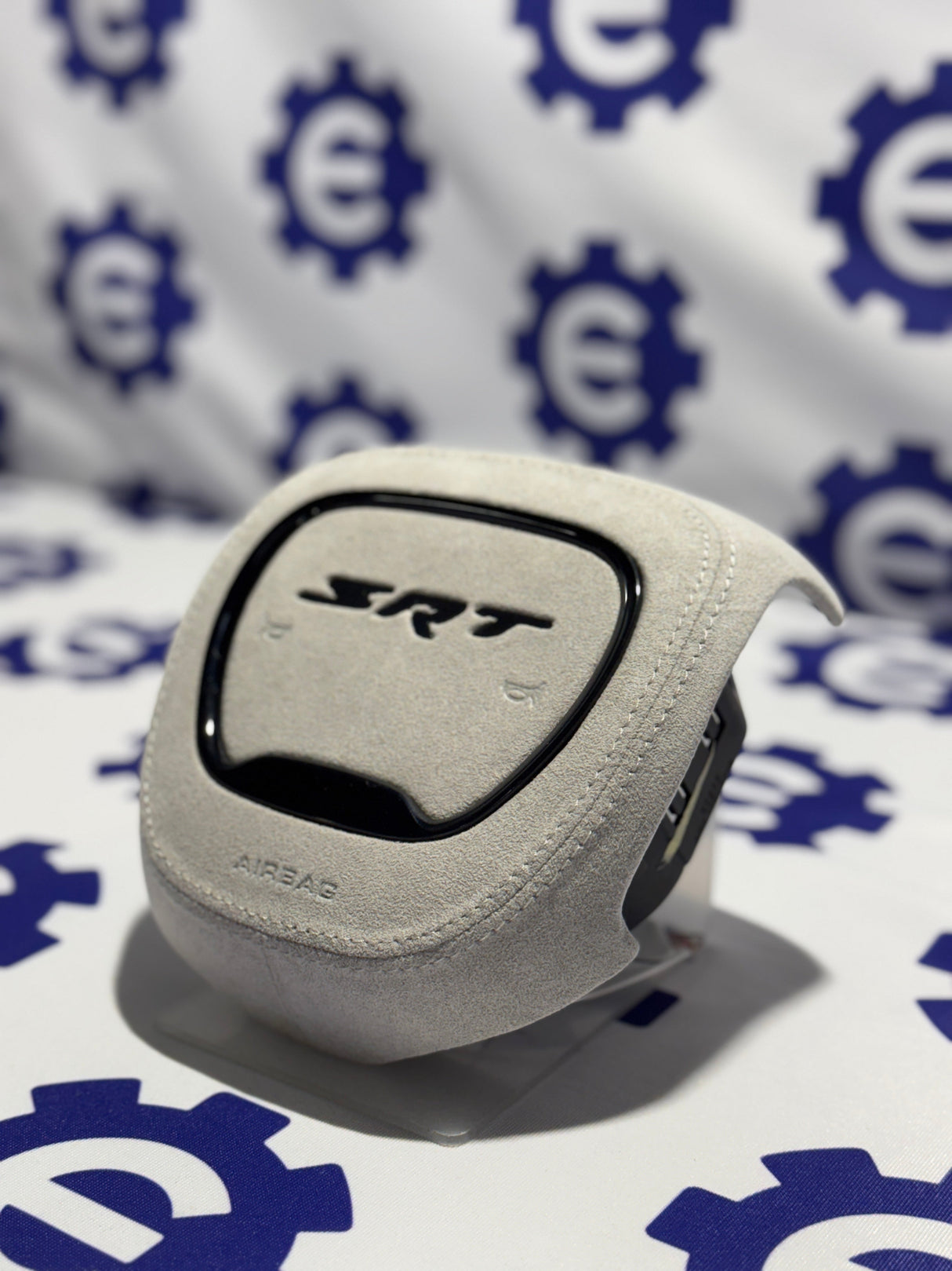 2015-2023 Dodge Airbag Cover - Grey Alcantara