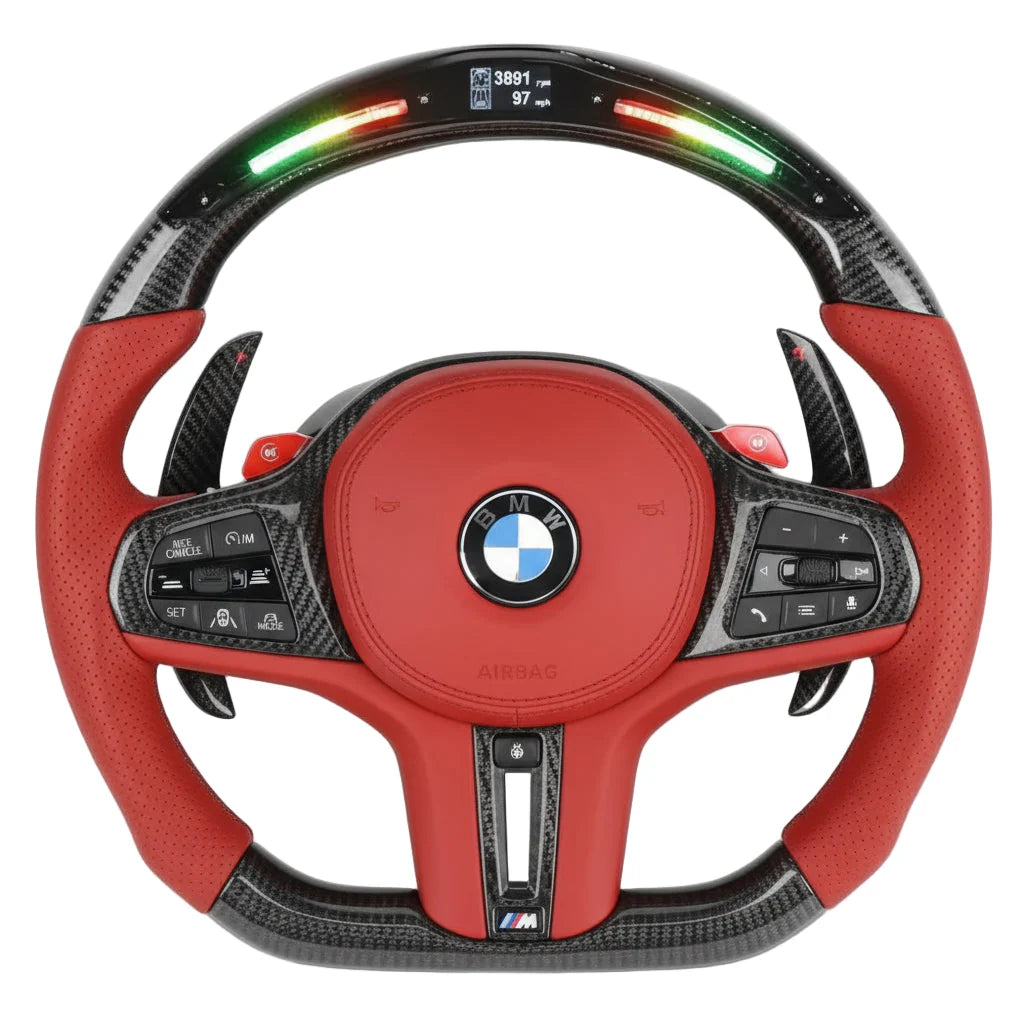 2020+ BMW G-Series Carbon Fiber Steering Wheel - Customizable