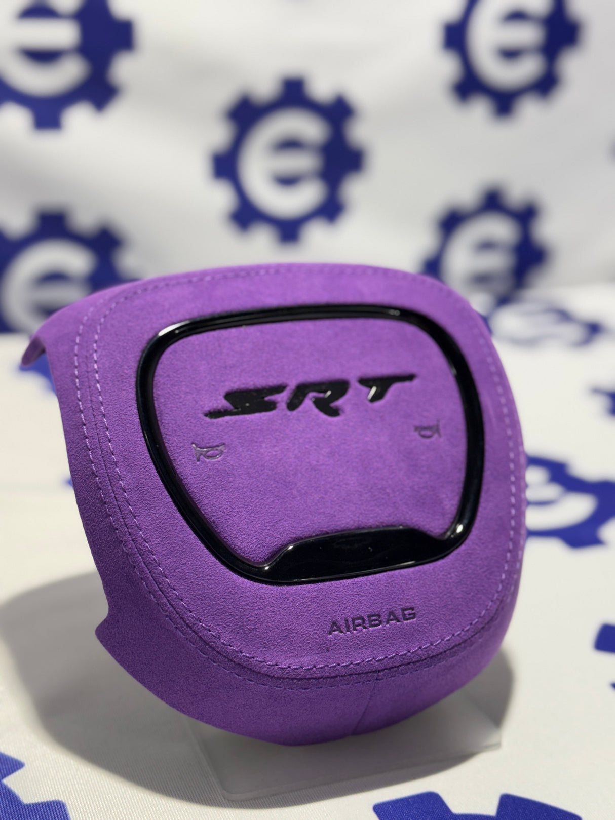 2015-2023 Dodge Airbag Cover - Purple Alcantara