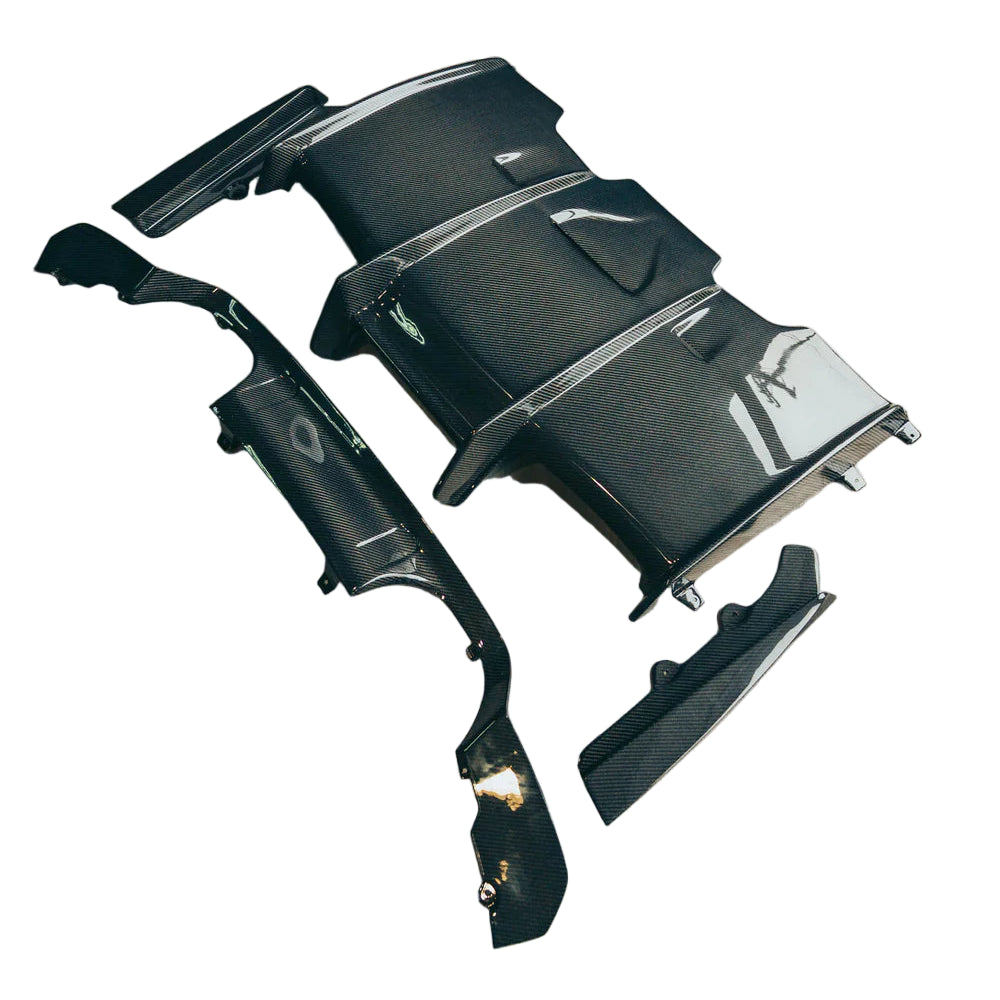 PSM Diffuser 4-Piece Set Carbon Fiber for F80 M3 / F82 F83 M4