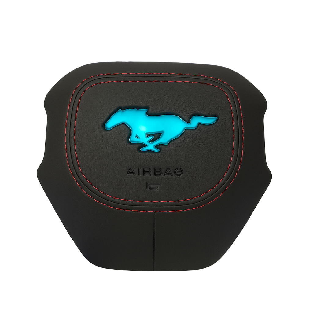 2024+ Mustang Customizable Airbag Housing Cover with RGB LED Emblem
