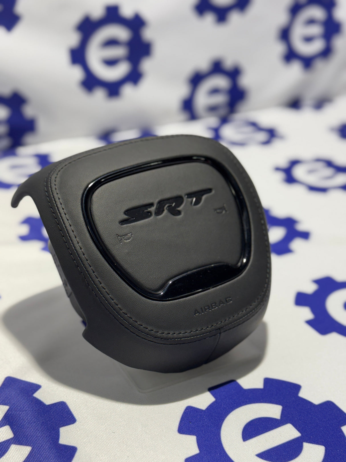 2015-2023 Dodge Airbag Cover - Black Leather