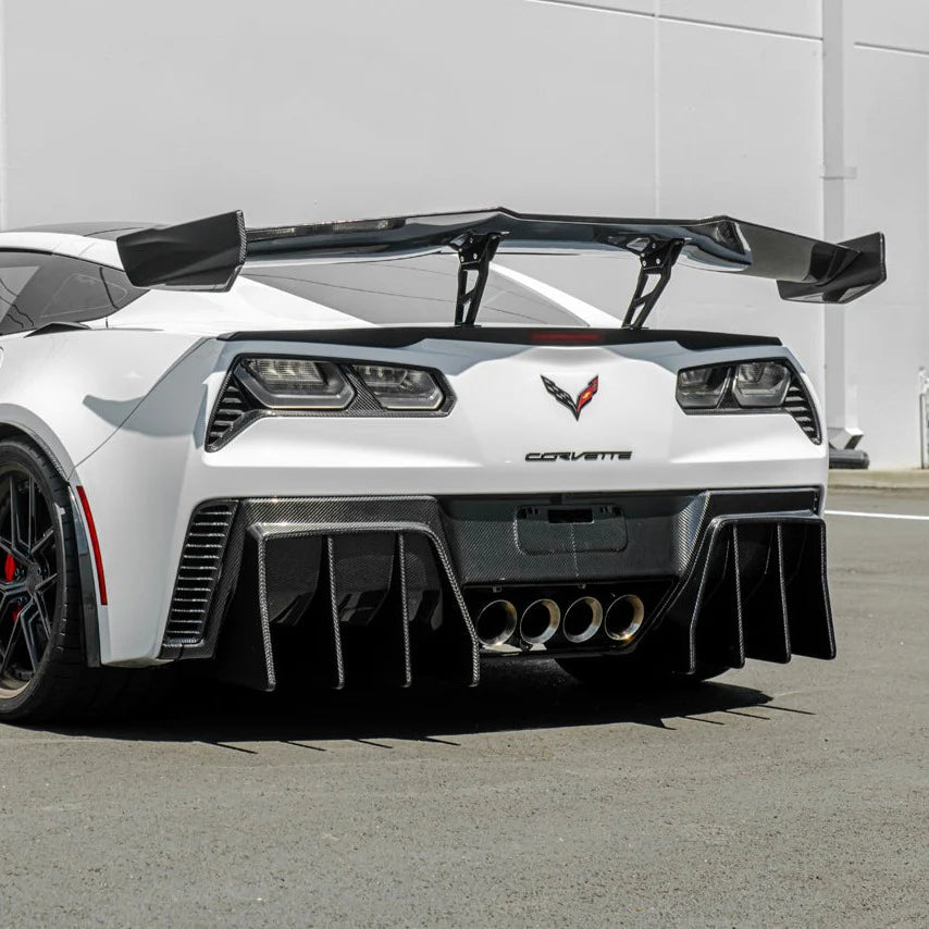 Corvette C7 ZR1 Extended Rear Spoiler High Carbon Fiber Wing