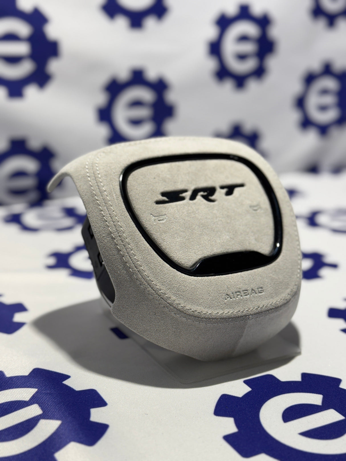 2015-2023 Dodge Airbag Cover - Grey Alcantara