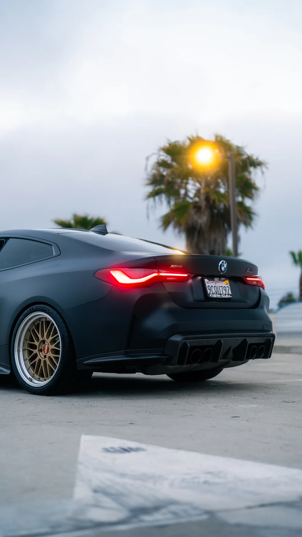 3D Carbon Fiber Rear Diffuser – G80 M3 | G82/G83 M4 (2x2 Weave)