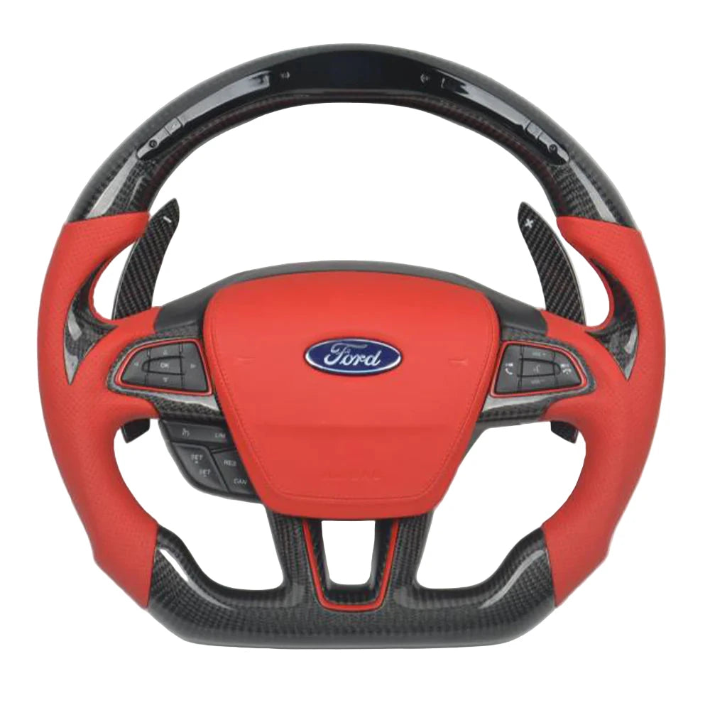 2010-2017 Ford Focus Custom Carbon Fiber Steering Wheel