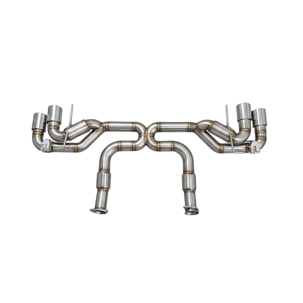 Chevy Corvette C8 Stainless Steel Valved Catback Exhaust - APEX Exhaust