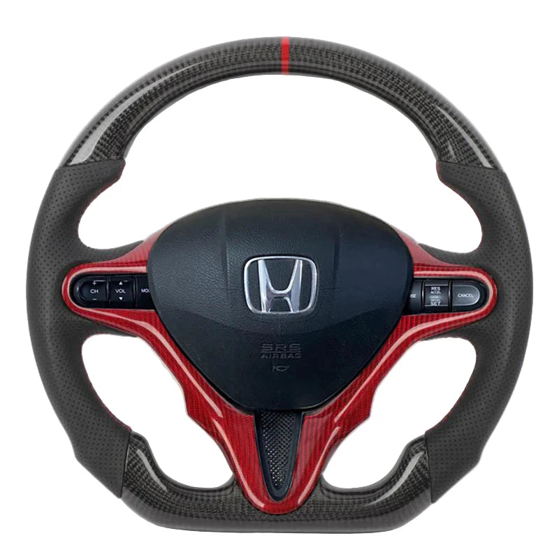 2006-2011 Honda Civic Carbon Fiber Steering Wheel - Customizable