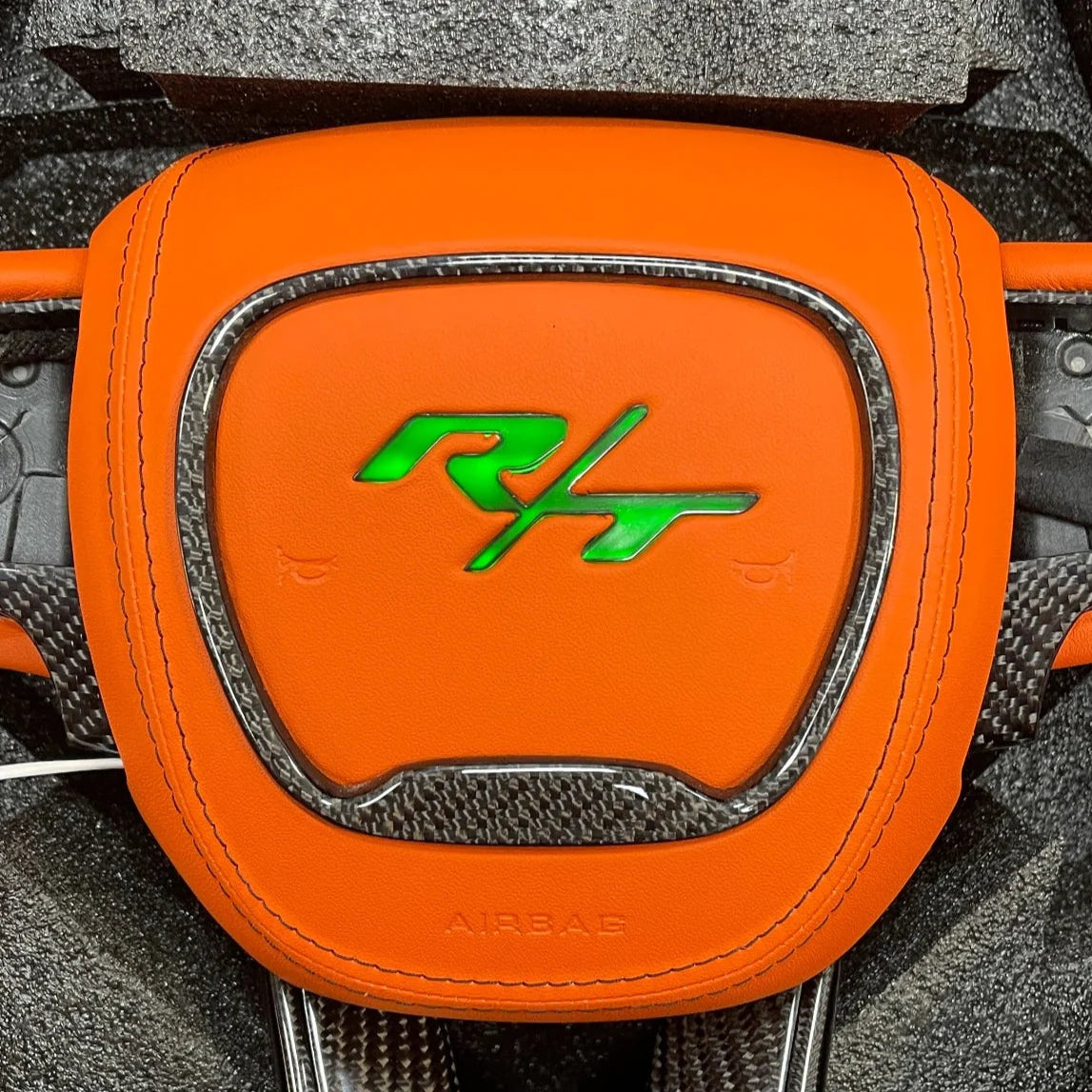 2015-2023 Dodge Charger/Challenger RT RGB LED Airbag Cover - Customizable