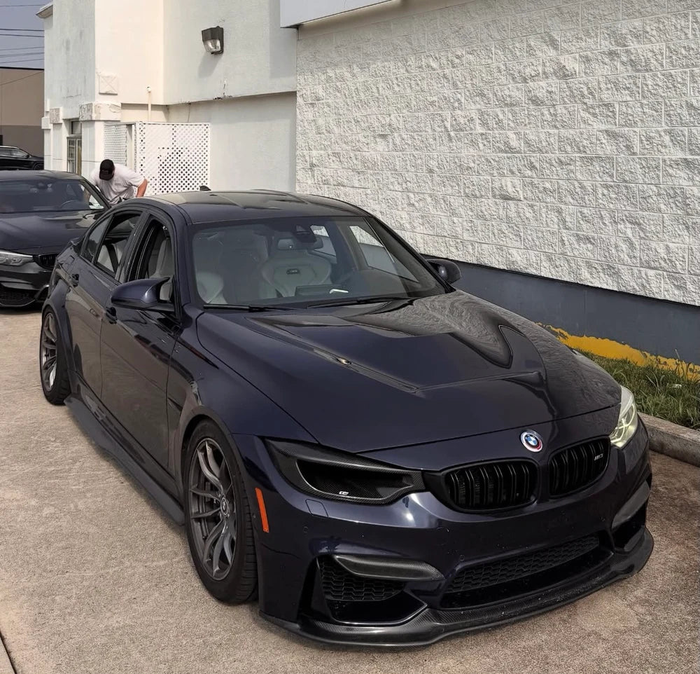 Headlight Delete Panel Carbon Fiber for BMW F80 M3 / F82 F83 M4 / F32 4-Series