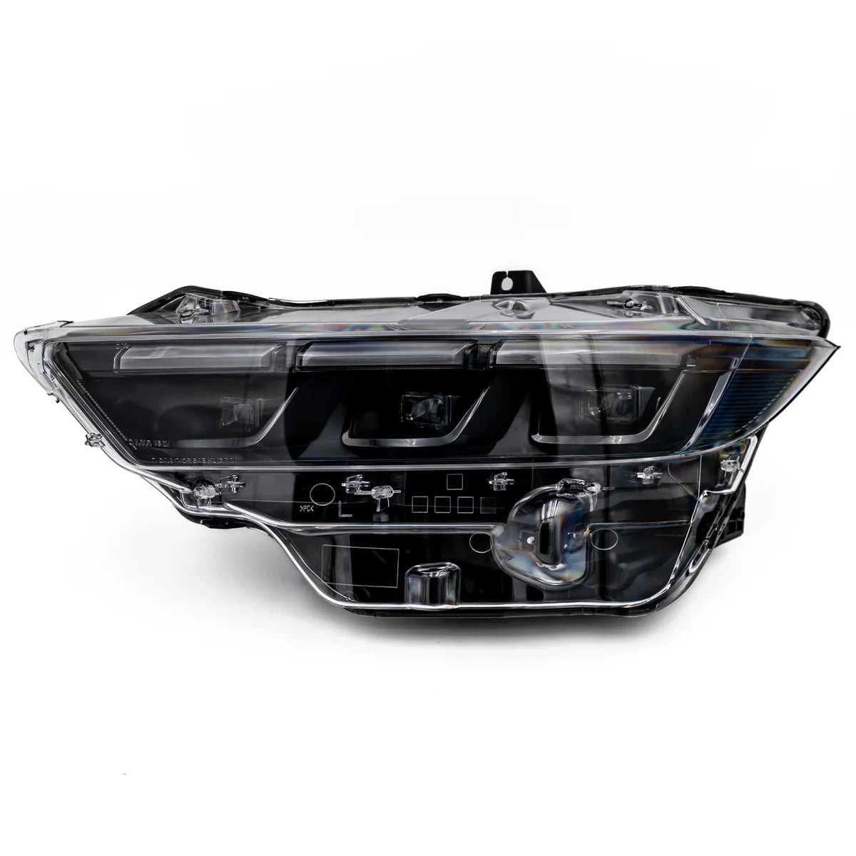 2024+ Ford Mustang S650 RGB Headlights With Gloss Black Housing (Pair)