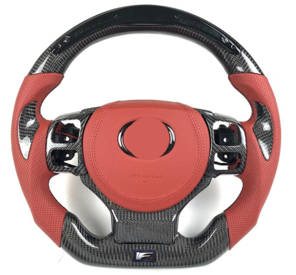 2016-2022 Lexus ES, IS, GSF, NX, RX, CT Carbon Fiber Steering Wheel - Customizable