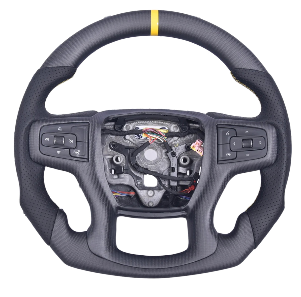 2019+ Chevrolet Silverado/Suburban Carbon Fiber Steering Wheel - Customizable