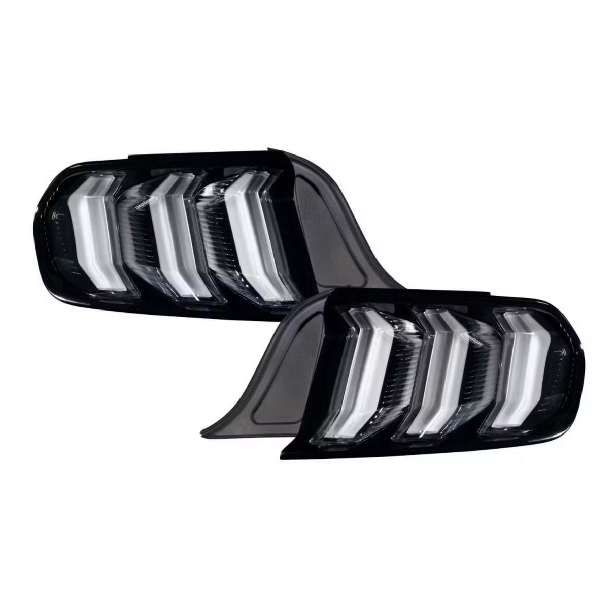 LED Tail Lights - Clear (Pair) (2015-2023 Mustang)