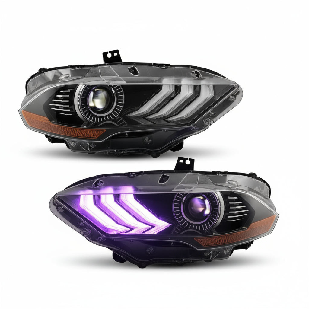 2018-2023 Mustang RGB Projector Headlights for Ford Mustang