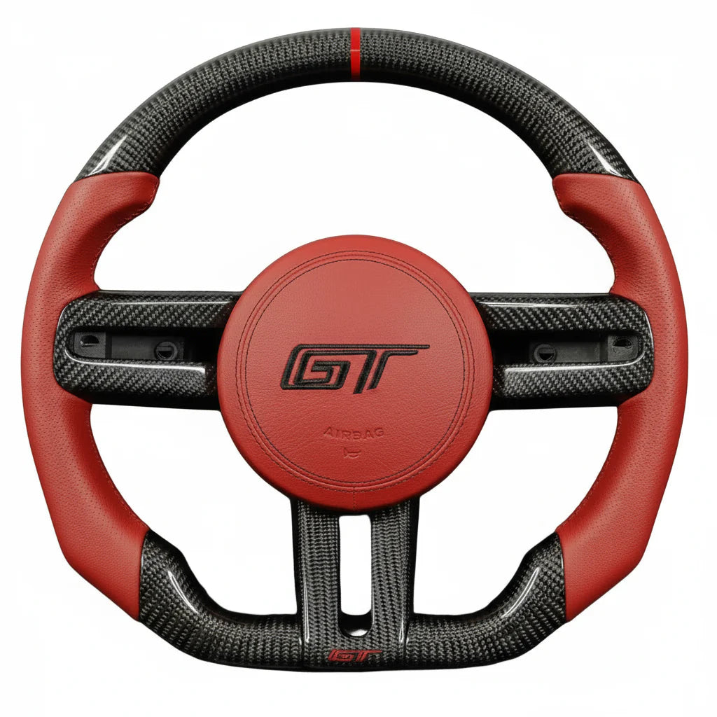 2005-2009 Ford Mustang Carbon Fiber Steering Wheel - Customizable