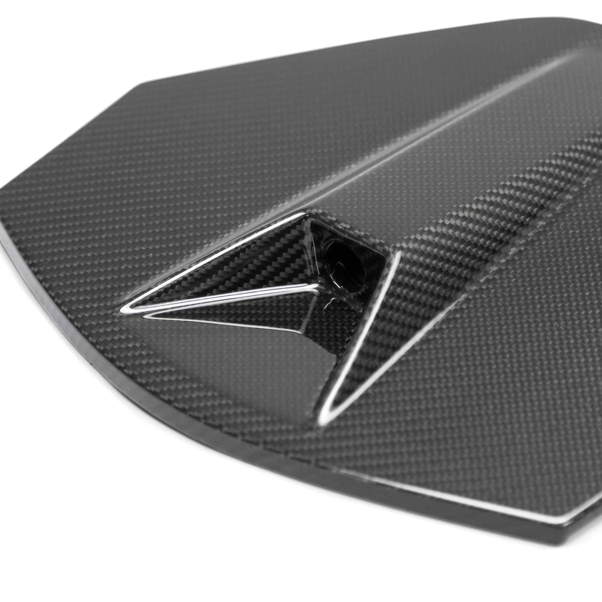 2020–2024 Chevrolet Corvette C8 Carbon Fiber Rear Camera Decklid Housing Panel (Coupe)